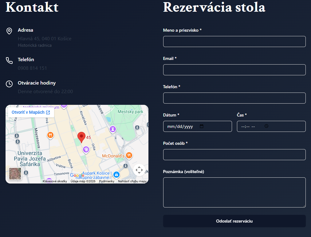 Reštaurácia dizajn 3